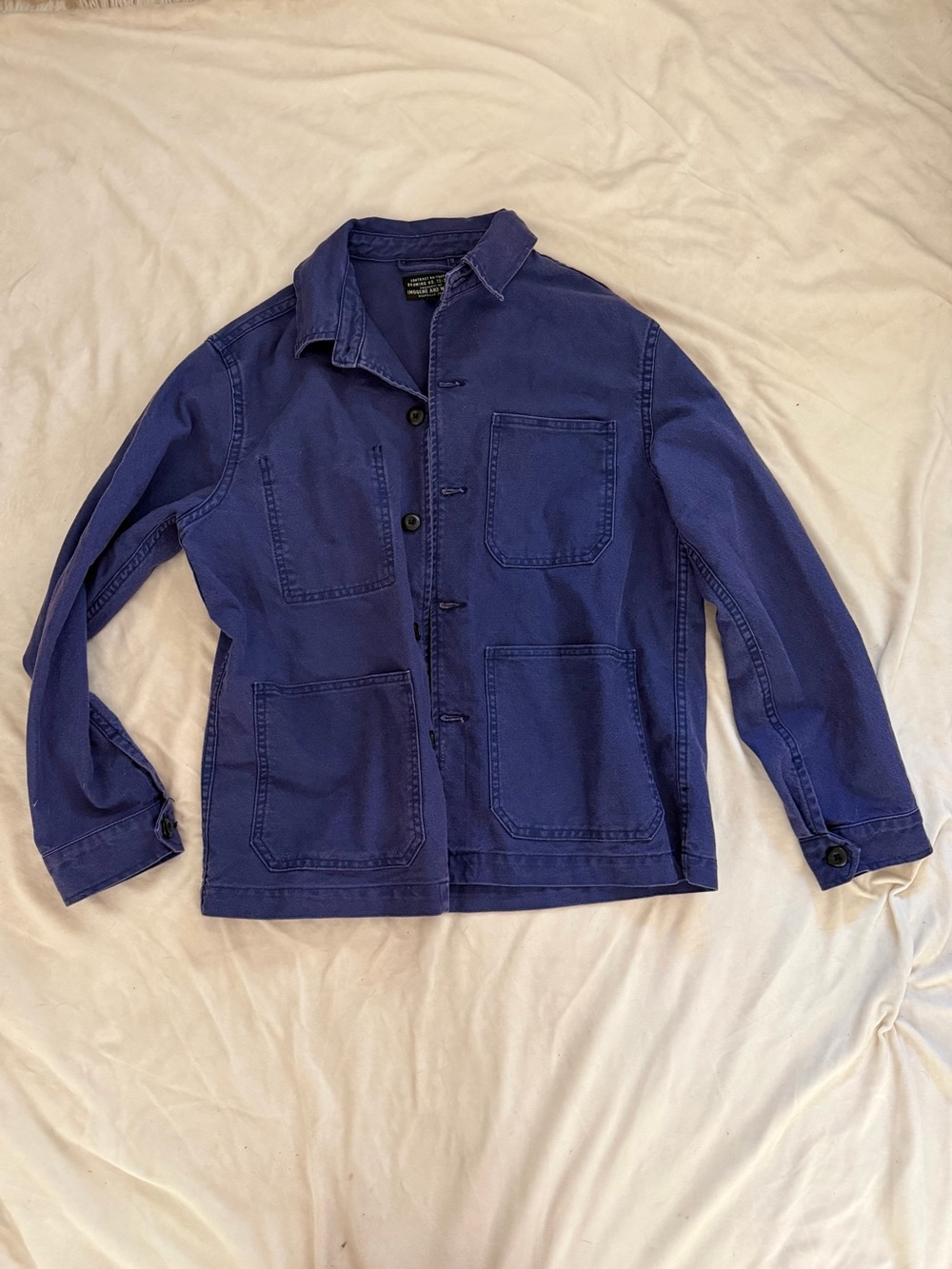 Jack Jacket French Blue unisex Work Jacket - Picture 2 of 10